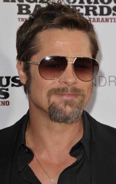 Brad Pitt Malditos bastardos Premiere en Los Ángeles