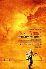 Cartel de Neil Young. Heart of Gold