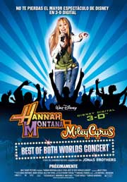 Cartel de Hannah Montana/Miley Cyrus: Best of Both Worlds Concert