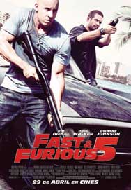 Cartel de Fast &amp; Furious 5