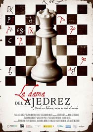 Cartel de La dama del ajedrez