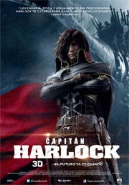 Cartel de Capitán Harlock. El futuro ya es pasado