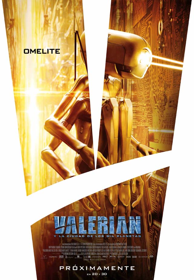 Valerian y la ciudad de los mil planetas - cartel Omelite