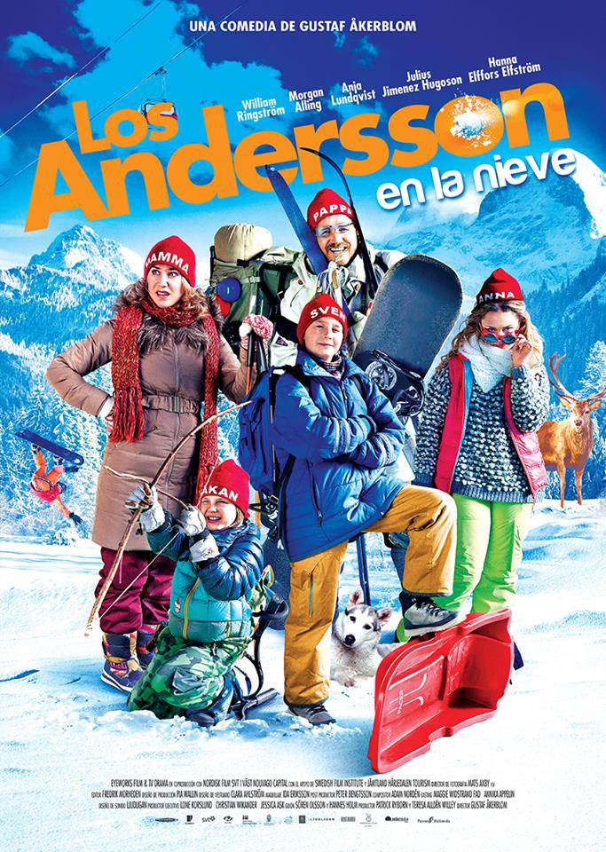 Los Andersson en la nieve - cartel