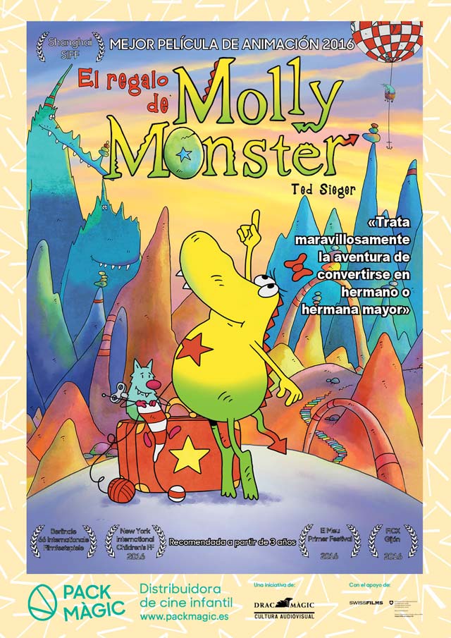El regalo de Molly Monster - cartel