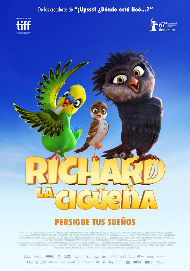 Richard, la cigüeña - cartel