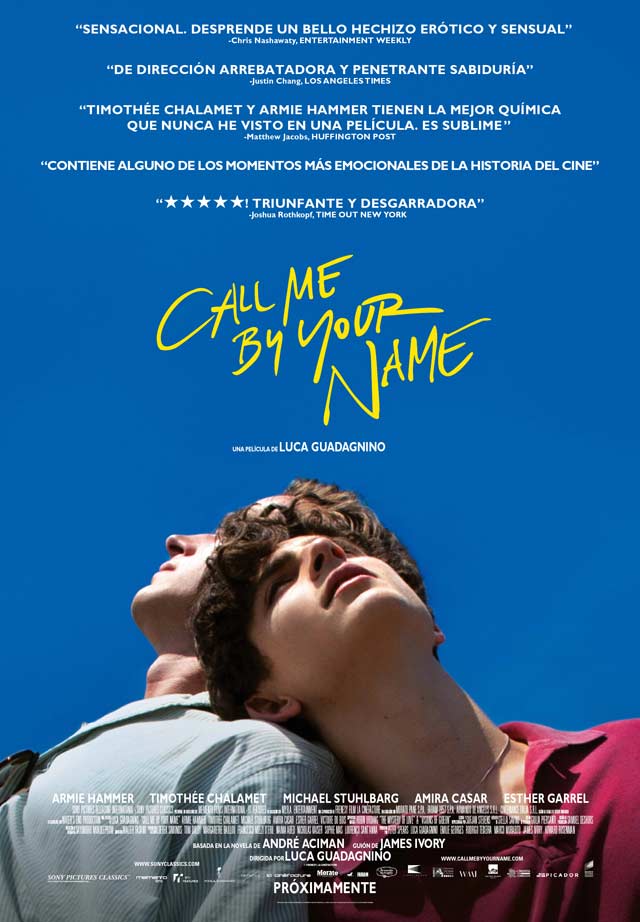 Call me by your name - cartel