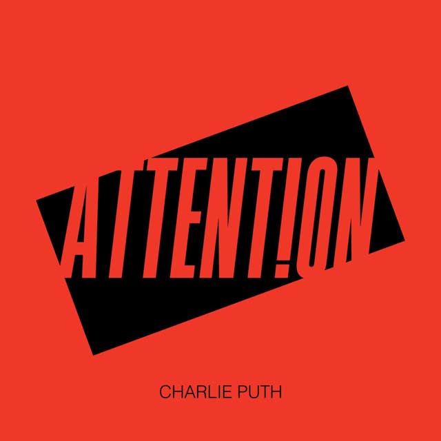 Charlie Puth: Attention - portada