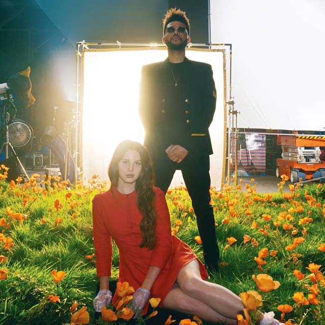 Lana Del Rey con The Weeknd: Lust for life - portada