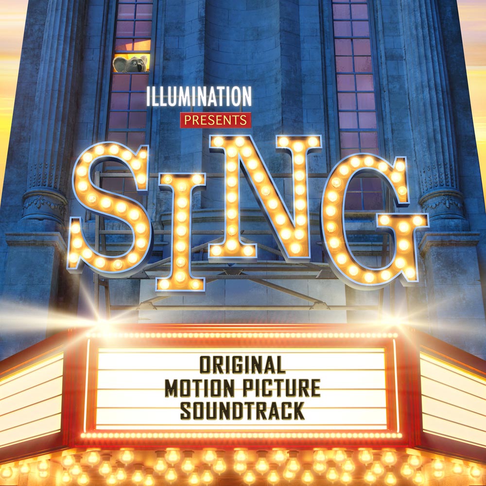 Sing (Original Motion Picture Soundtrack), la portada del disco