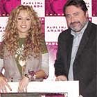 Paulina Rubio disco de platino por Ananda