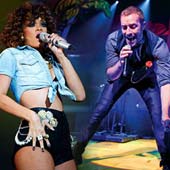 Coldplay y Rihanna juntos en los Grammy