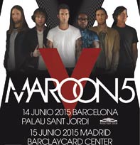 The Maroon 5 world tour en Barcelona y Madrid