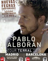 Nuevas fechas de Pablo Alborán en Madrid y Barcelona