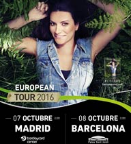 Laura Pausini en Madrid y Barcelona en octubre de 2016
