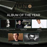 Nominaciones a los Juno Awards 2016