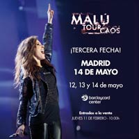 Malú anuncia un tercer concierto en Madrid