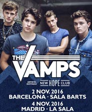 Nuevos conciertos de The Vamps en España