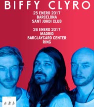 Conciertos de Biffy Clyro en Barcelona y Madrid