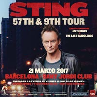 Concierto de Sting en Barcelona en marzo de 2017