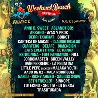 Segundo avance para el Weekend Beach Festival 2017