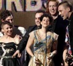 Arcade Fire también triunfa en los Brit Awards