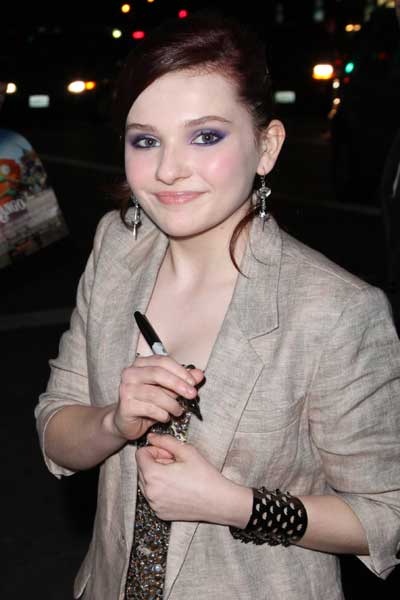 Abigail Breslin Rango Premiere en Los Ángeles