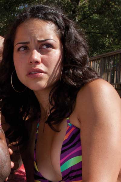 Alyssa Diaz Tiburón 3D, la presa