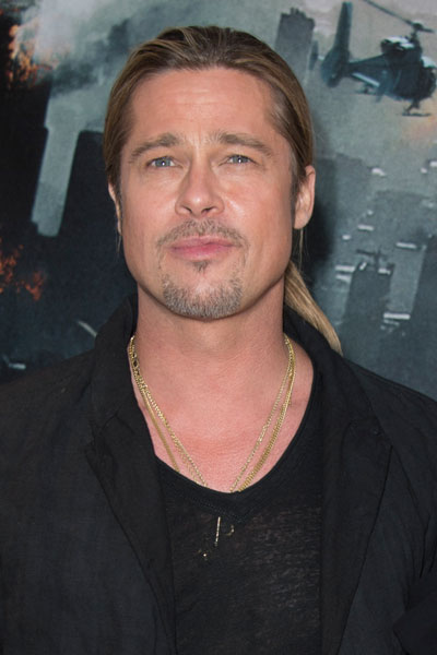 Brad Pitt Guerra Mundial Z Premiere en Paris