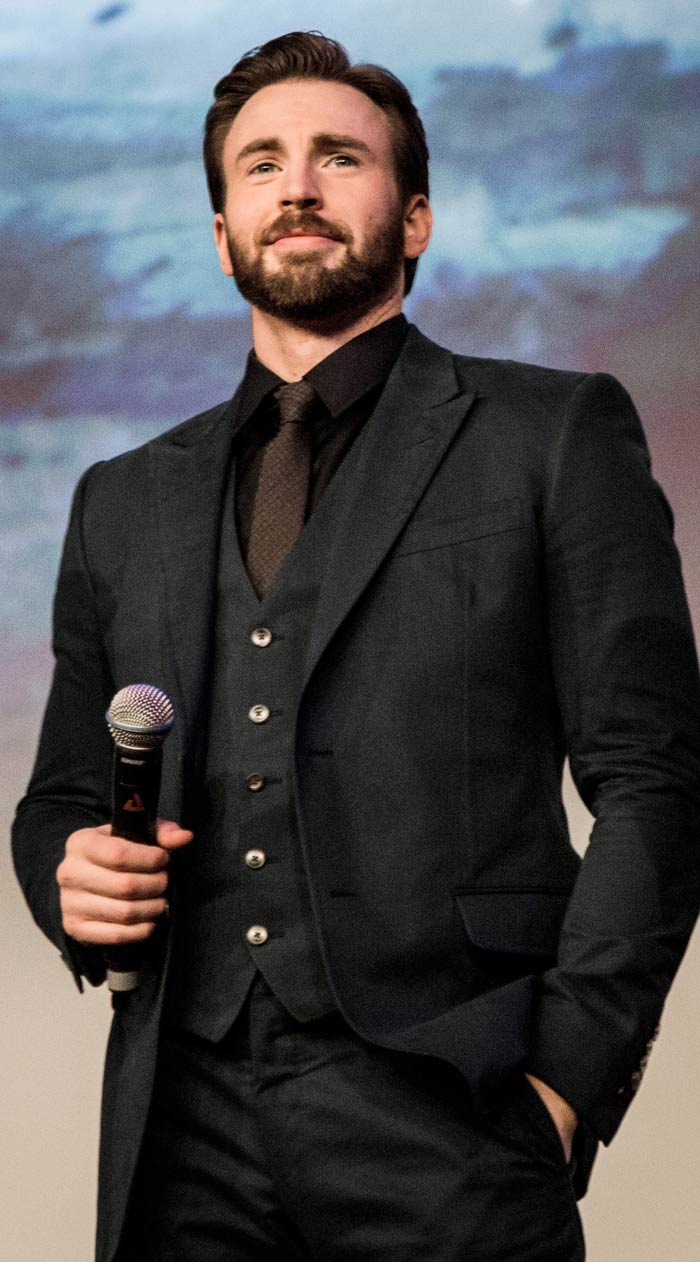 Chris Evans Capitán América: El soldado de invierno Premiere París