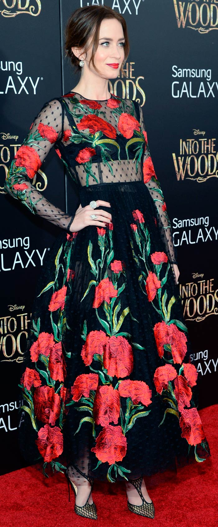 Emily Blunt Into the woods Premiere mundial en Nueva York