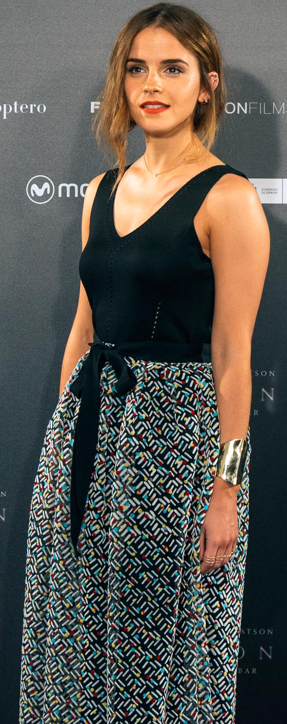 Emma Watson Regresión Photocall en Madrid