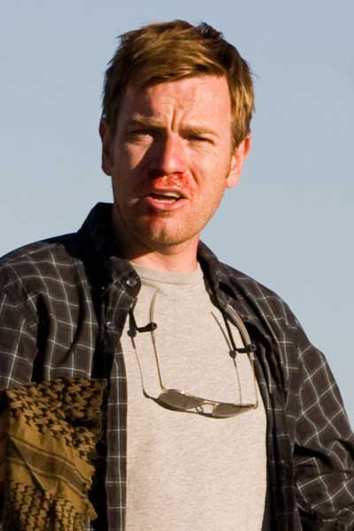 Ewan McGregor Los hombres que miraban fijamente a las cabras