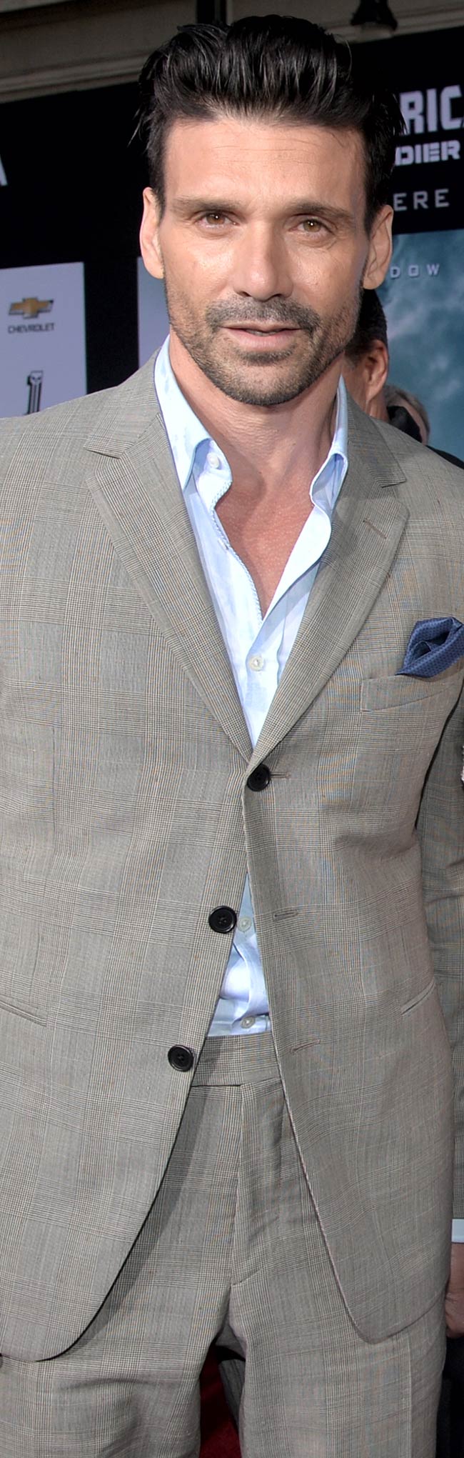 Frank Grillo Capitán América: El soldado de invierno Premiere Mundial en Los Ángeles