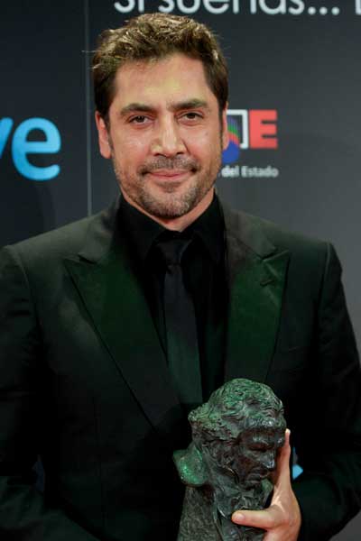 Javier Bardem Premios Goya 2011