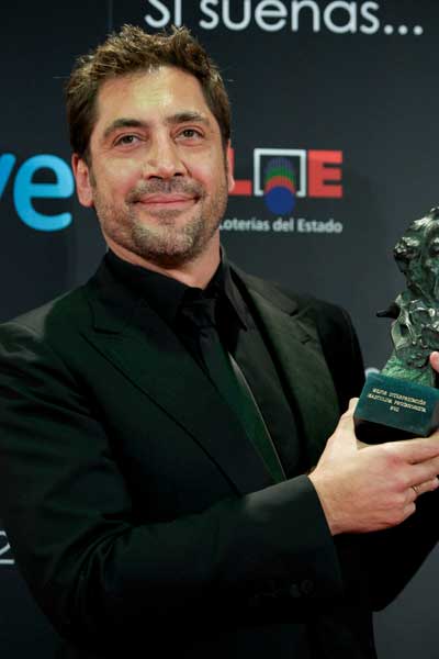 Javier Bardem Premios Goya 2011