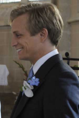 Jérémie Renier El pastel de boda