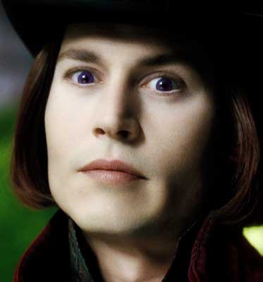 Johnny Depp Charlie y la fábrica de chocolate