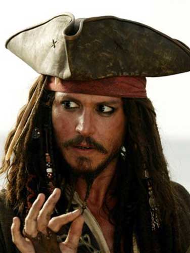 Johnny Depp Piratas del Caribe: El Cofre del Hombre Muerto