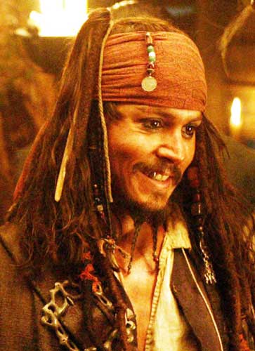Johnny Depp Piratas del Caribe: El Cofre del Hombre Muerto
