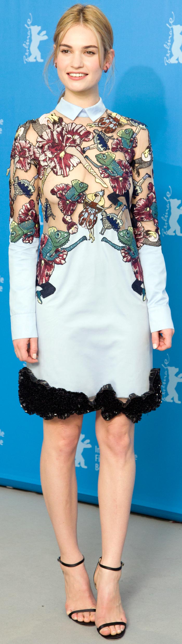 Lily James Cenicienta Photocall Berlinale 2015