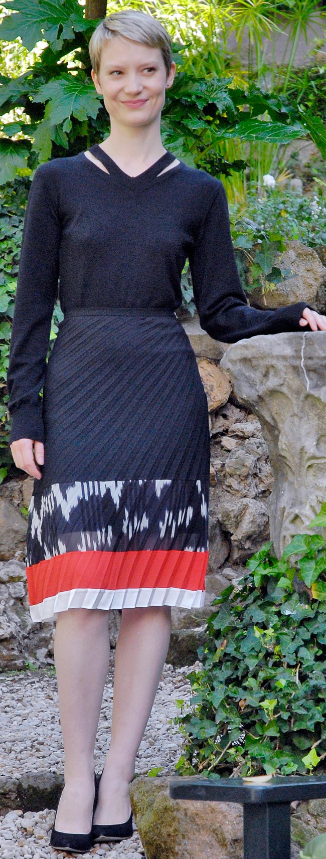 Mia Wasikowska La cumbre escarlata Photocall en Roma