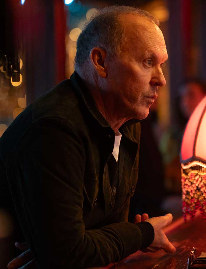 Michael Keaton Con el agua al cuello