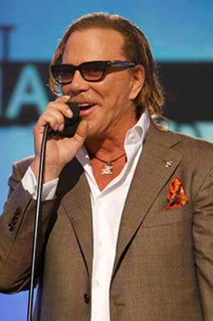 Mickey Rourke Spirit Awards 2009