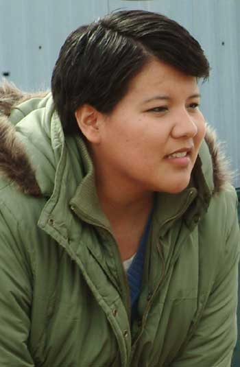 Misty Upham Frozen river