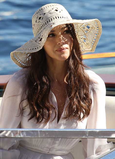 Monica Bellucci Rodaje anuncio TV Perlage