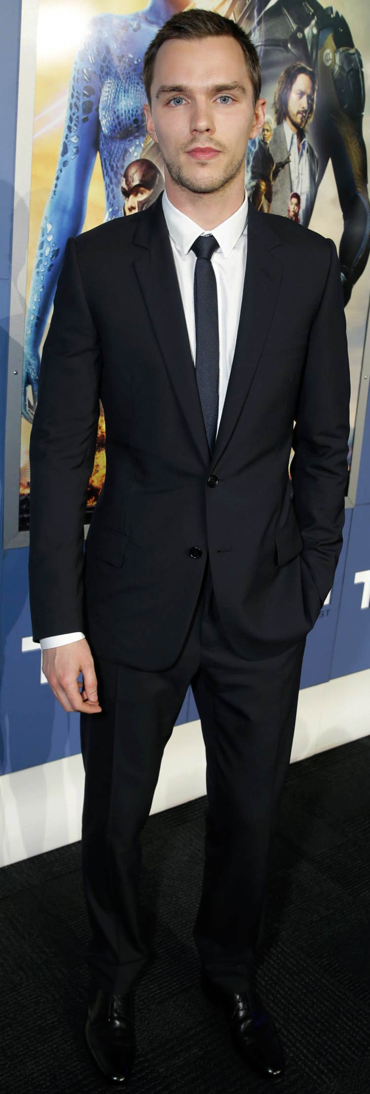 Nicholas Hoult X-Men: Días del futuro pasado Premiere Nueva York