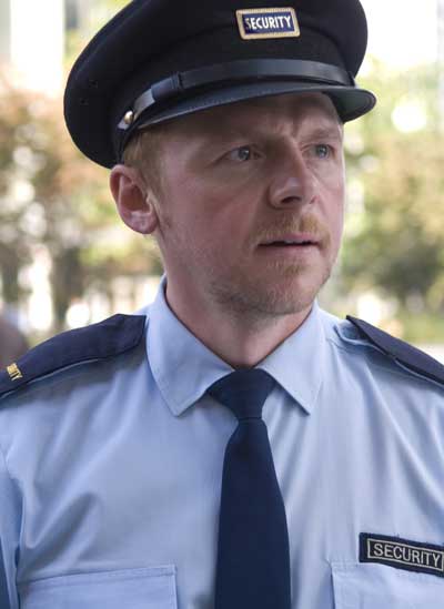 Simon Pegg Corredor de fondo