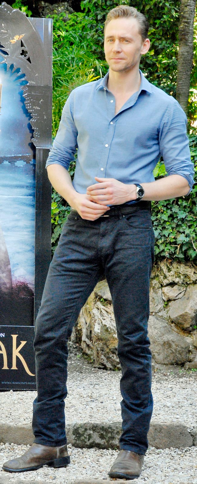 Tom Hiddleston La cumbre escarlata Photocall en Roma