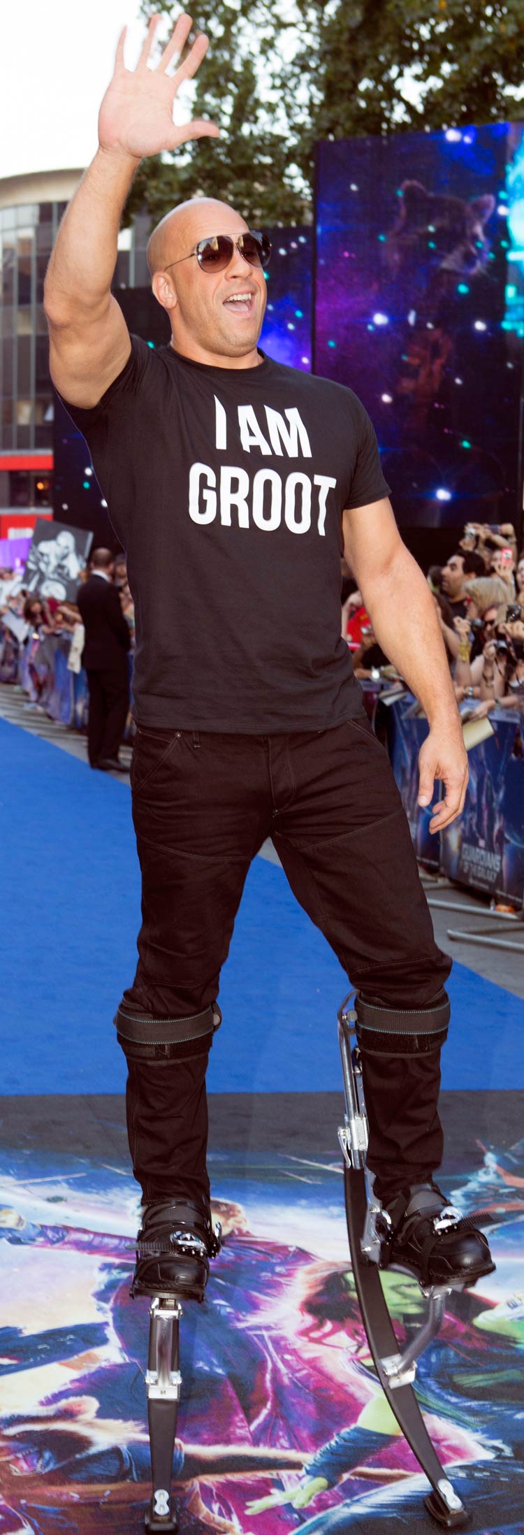 Vin Diesel Guardianes de la galaxia Londres Premiere